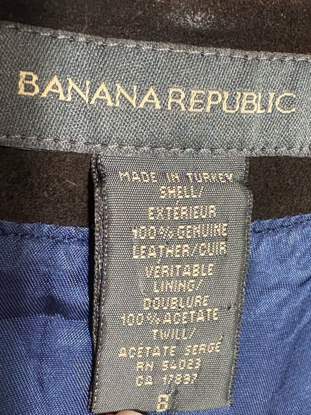 BANANA REPUBLIC | Vintage Y2K Genuine Suede Brown Button-Front A-Line Skirt 8 - Picture 8 of 12